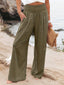 Wide Leg Pants | Linen Fabric, Relaxed Fit 3
