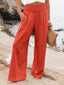 Wide Leg Pants | Linen Fabric, Relaxed Fit 6