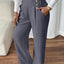 Wide Leg Pants | Tailored High Waist, Flowing Silhouette 4