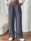 Wide Leg Pants | Tailored High Waist, Flowing Silhouette 7