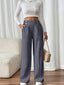 Wide Leg Pants | Tailored High Waist, Flowing Silhouette 8