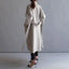 Women’s Longline Belted Wool Blend Overcoat