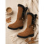 Winter Boots | Fur-Trimmed Top, Knee-High Lace-Up Design 6