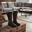 Winter Boots | Fur-Trimmed Top, Knee-High Lace-Up Design 9