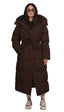 Winter Coat | Long Padded Silhouette, Hooded Design 1