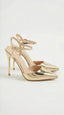 Women’s Ankle Strap Stiletto Heels with Pointed Toe