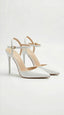 Women’s Ankle Strap Stiletto Heels with Pointed Toe