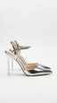 Women’s Ankle Strap Stiletto Heels with Pointed Toe