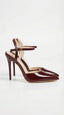 Women’s Ankle Strap Stiletto Heels with Pointed Toe