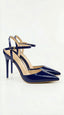 Women’s Ankle Strap Stiletto Heels with Pointed Toe