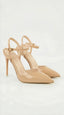 Women’s Ankle Strap Stiletto Heels with Pointed Toe