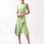 Women’s Asymmetric Hem Draped Midi Dress