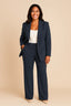 Women’s Blazer and Wide-Leg Trousers Set