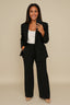 Women’s Blazer and Wide-Leg Trousers Set