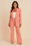 Women’s Blazer and Wide-Leg Trousers Set