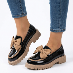 Women’s Bow Detail Platform Loafers