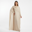 Women’s Cape-Style Maxi Dress with Flowing Silhouette