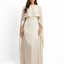 Women’s Cape-Style Maxi Dress with Flowing Silhouette