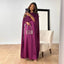 Women’s Cape-Style Maxi Dress with Flowing Silhouette