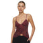 Women’s Cropped V-Neck Wrap Detail Cami Top