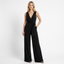 Women’s Elegant Wide-Leg Linen Jumpsuit