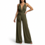 Women’s Elegant Wide-Leg Linen Jumpsuit
