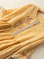 Women’s Embroidered Midi Dress with Relaxed Fit