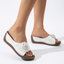 Women’s Floral Detail Slip-On Wedge Sandals
