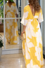 Women’s Floral V-Neck Maxi Dress