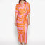 Women’s Flowing Printed Wrap Maxi Dress