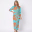 Women’s Flowing Printed Wrap Maxi Dress