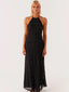 Women’s Halter-Neck Backless Maxi Dress