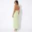 Women’s Halter-Neck Wrap Maxi Dress