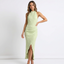 Women’s Halter-Neck Wrap Maxi Dress