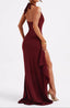 Women’s Halter Neck Slit Maxi Dress
