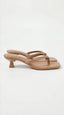 Women’s Kitten Heeled Slip-On Sandals
