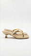 Women’s Kitten Heeled Slip-On Sandals