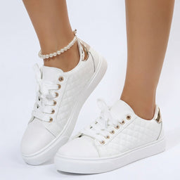 Women’s Lace-Up Low-Top Casual Sneakers