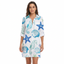 Women’s Long Button-Front Shirt Dress with Collar