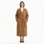 Women’s Long Button-Front Winter Coat