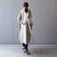 Women’s Long Button-Front Winter Coat