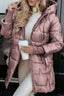Women’s Long Quilted Hooded Jacket