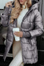 Women’s Long Quilted Hooded Jacket