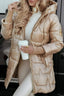 Women’s Long Quilted Hooded Jacket