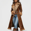 Women’s Long Shearling-Style Winter Coat