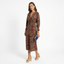 Women’s Long Sleeve A-Line Maxi Dress with Wrap Front