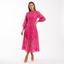 Women’s Long Sleeve Lace Midi Dress