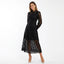Women’s Long Sleeve Lace Midi Dress