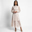 Women’s Long Sleeve Lace Midi Dress