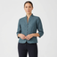 Women’s Long Sleeve Stand Collar Button Blouse